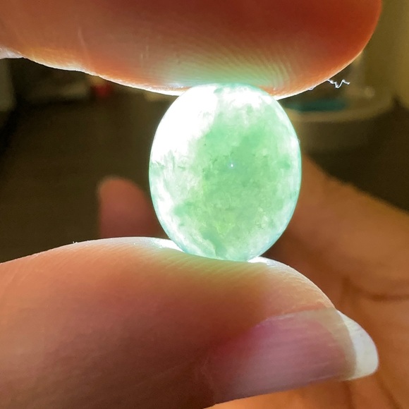 7.35 CT Natural Myanmar Jadeite Jade A Type loose gemstone. - Picture 14 of 14